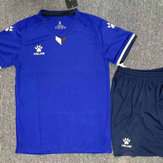 卡尔美（KELME）KEML卡尔美球衣足球队服短袖男女速干透气足球服套装印字比赛服 1048-白色 L 建议身高165-170