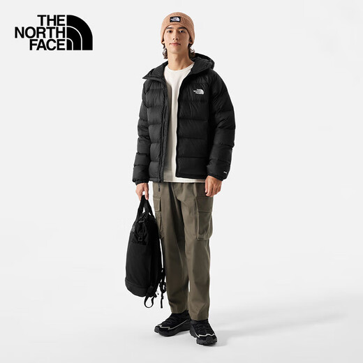 The North Face The North Face Daunenjacke für Herren, Outdoor, winddicht und warm, Gänsedaunen, 25. Herbst und Winter, neues Produkt 7W7G JK3 XL