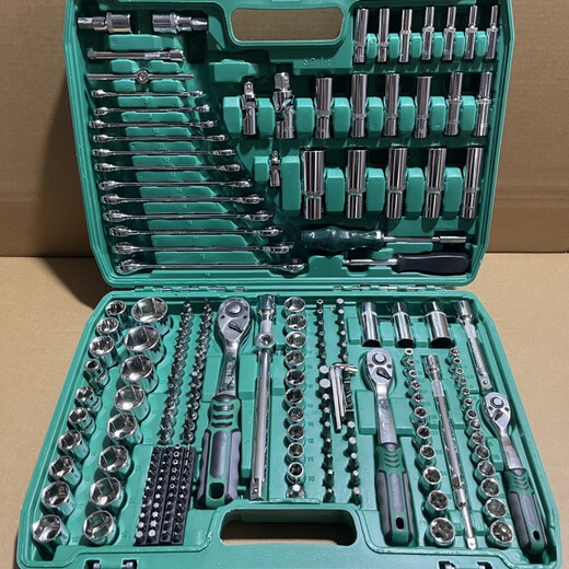 Yonghuan 150-piece auto repair tool set, socket wrench combination tool repair tool, car repair, car maintenance, 216-piece set, 72 teeth, auto repair grade, replace worn out with new ones