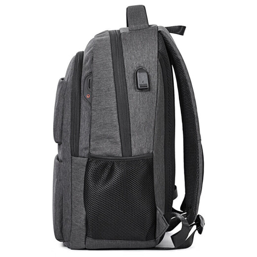Bostenton men's backpack, boy student school bag, trendy business trip backpack, large capacity 15.6-inch computer bag