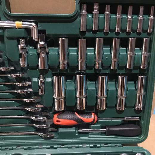 Sailoto Tools 72-Tooth Quick Wrench Socket Combination Tool Box Auto Repair Tool Set 216-piece Socket Wrench