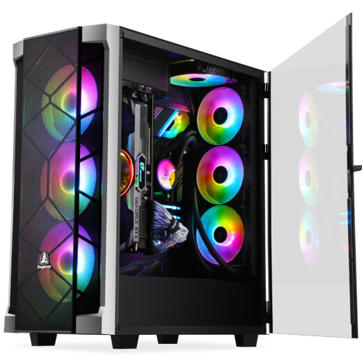 Xingu (segotep) Kaiyuan T1 black full tower chassis (ATX3.0 graphics card vertical installation/360 water cooling position/E-ATX motherboard position/multiple hard disk positions/TypeC transmission port)