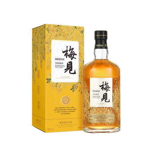 梅见 金桂梅见 桂花风味青梅酒 750ml 单瓶装 12度微醺果酒双十一送礼