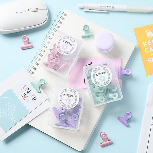 Huaishuang sealing clip kitchen snack small clip food sealing clip household food preservation bag milk powder tea sealer round head clip pink 8 pieces box