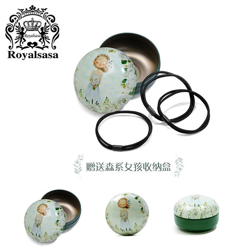 Royal sasa royal salsa 10 pack high elastic simple headband rubber band hair tie women's hair tie hair rope headwear