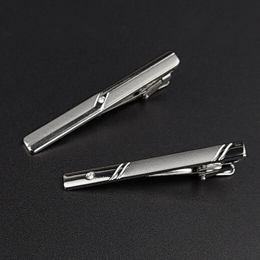 夹 夹 带 叕 叕 叕 叕 叕 Men's formal business tie Dancin Bull buckle clip folder tie clip clip tie buckle A model