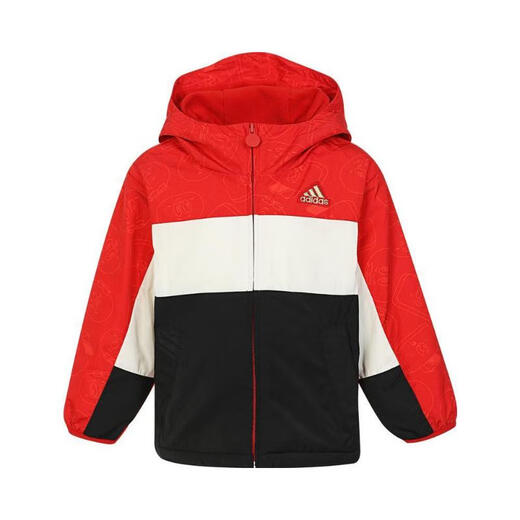 阿迪达斯【滔搏运动】adidas男小童LK WARM UB JKT梭织外套 JF3879 128