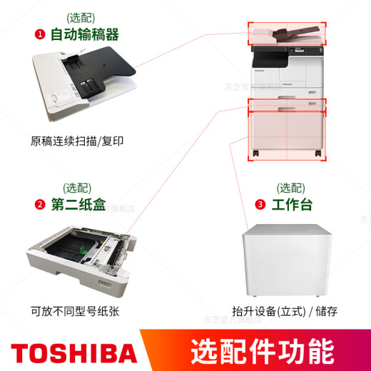 Toshiba (TOSHIBA) DP-2523A printer Toshiba black and white copier a3a4 multi-function all-in-one laser composite machine 2523AD (includes duplexer)