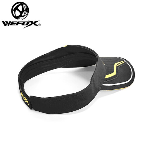 WEFOX Weihu hollow hat men's summer breathable and comfortable sun hat sun protection hat outdoor cycling fishing big hat sun protection hollow hat WFX-6006 black gold one size