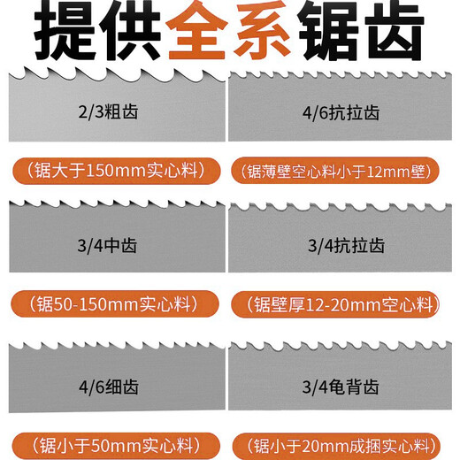 Edek bimetal band saw blade 3505 cutting metal M42 high-speed steel drama strip small saw machine saw blade for saw machine 34*4115