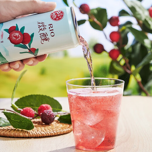 Rio (Rio) Cocktails de vin étranger Vin pré-mélangé, Origine légèrement en état d'ébriété à 3 degrés limitée à 330 ml * 8 canettes, cadeaux de fête