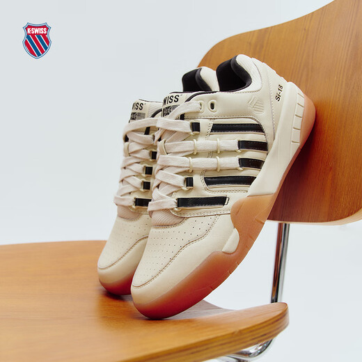 
KSWISS shoes for men and women spring new breathable casual couples slam shoes 9275 202 asparagus white/pure black 45