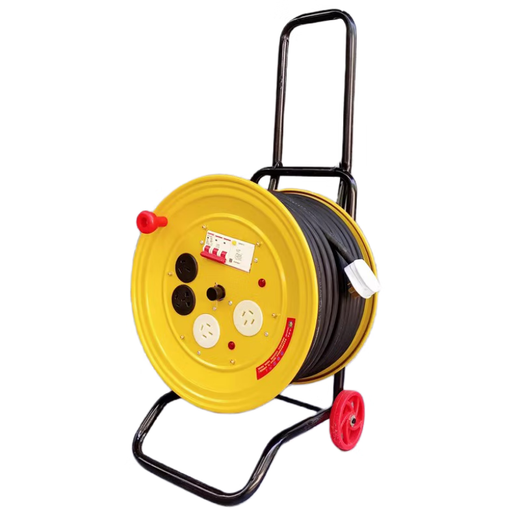 380V cable reel drag reel mobile power supply extension terminal reel reel reel take-up reel factory standard 100 meters-2.5 square line 3*2.5+1*1.5