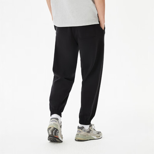 杰克·琼斯（JACK&JONES）春春衣服男装休闲潮流低腰束脚裤子百搭简约宽松舒适运动裤卫裤男 E40黑色-1 S 170