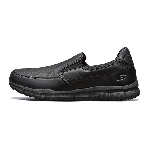 Skechers Herrenschuhe Sommer Ein-Fuß-Geschäftspendelschuhe weiche alleinige Arbeitsschuhe bequeme Freizeitschuhe flache Lazier Schuhe 77157