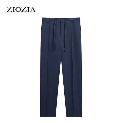 
ZIOZIA [under Jiumuwang] Casual pants straight-leg new style micro-stretch men's business slim long pants ZPP11260 ZPP11162J Navy Blue 74/165/74A