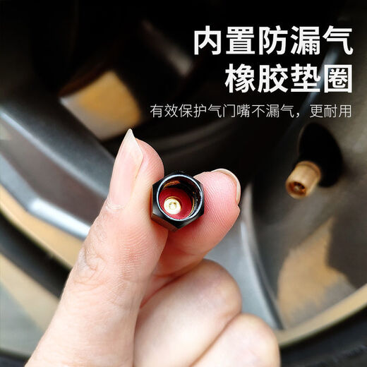 桐汝壁适用于宝马轮胎气门嘴帽M标新3系5系7系1系 刀锋13546汽车气门芯 银色5个装 宝马M标全系