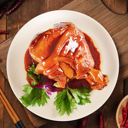 Fengzeyuan gekochtes Lebensmittel Geschenkbox Chinese Chinese Peking Spezialitäten geschmorte Lebensmittel, Ellbogen-Schweinefleischfleisch mit Sauce-Geschmack gegrillte Würste für Älteste Fengli Jia Bankett Geschenkbox 1050g