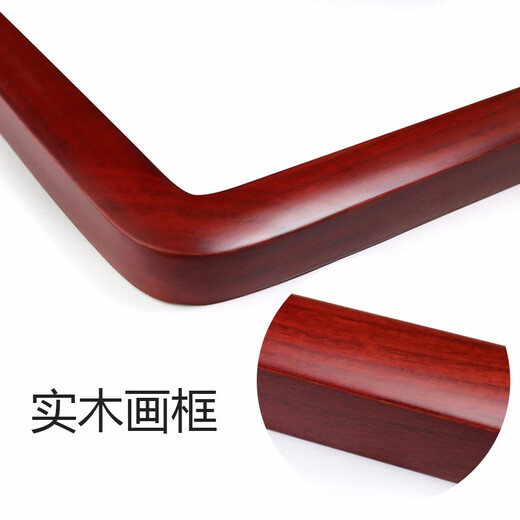 Yantang pure hand-painted Chinese painting peony wealth blooming calligraphy and painting living room decoration painting bedroom bedside sofa background wall ink painting flower blooming wealth A type solid wood frame + plexiglass 125*65 cm