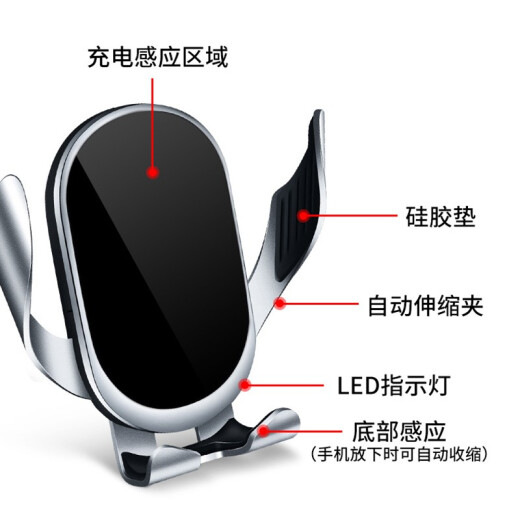 Yifa is suitable for Porsche car mobile phone stand wireless charging Cayenne Macan Paramela 718 navigation stand Porsche dedicated [wireless charging - exclusive model] 14-25 Macan