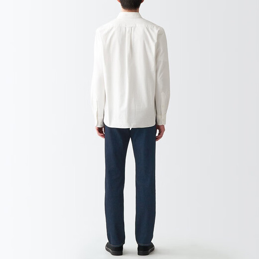 Pantalones delgados de mezclilla de mezclilla de mezclilla de hombres de Muji