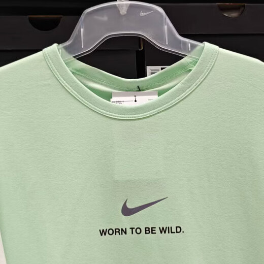 耐克（NIKE）短袖T恤男士2025夏季新款运动服舒适透气圆领衫时尚百搭休闲上衣 HF6169-376浅绿 L
