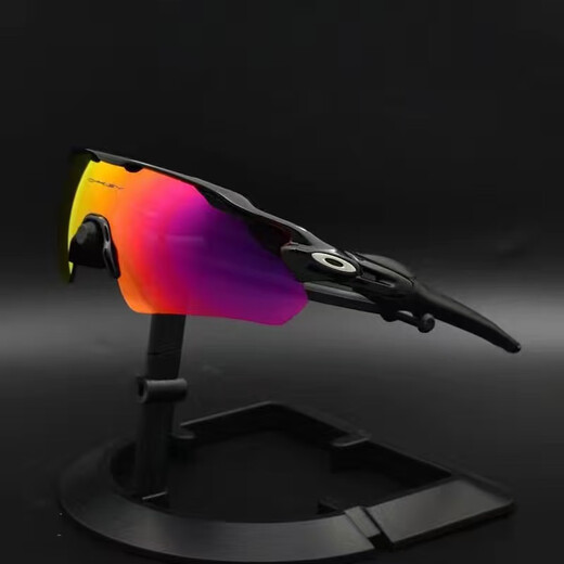 Oakley 9208 Gafas de sol en bicicleta Oakley Día y Noche de doble uso Gafas de sol deportivas que cambian el color del marco negro del set de lentes de cinco lentes