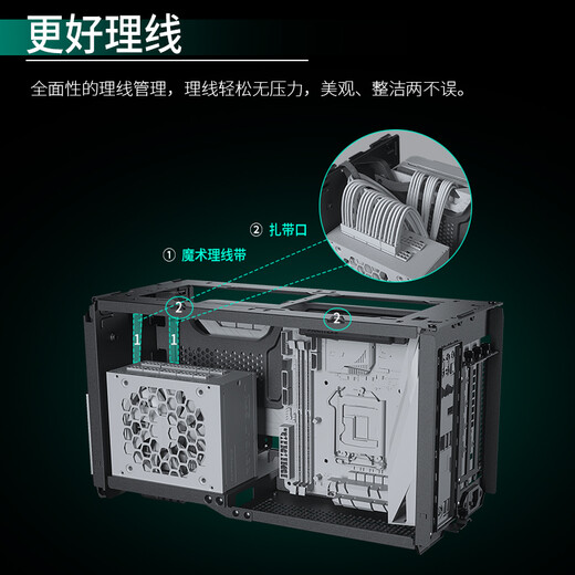 Wind Chaser (PHANTEKS) EVOLV SHIFT XT Silver P121 Computer ITX Aluminum Chassis + Revolt 850W SFX Platinum Full Module Set Supports RTX4070(Ti)