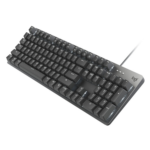 Logitech K845 Teclado mecánico, teclado mecánico de deportes electrónicos de juegos con cable, tamaño completo de 104 teclas, teclado de oficina de computadora y juego de mouse, eje de k845-tea