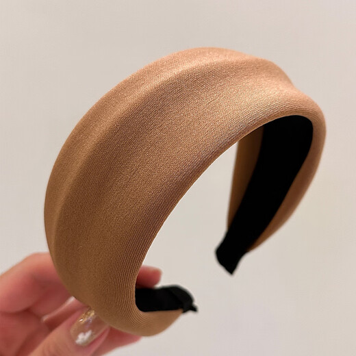 Zhuo Keke Hairband Women's Wide Side High Skull 2025 New Simple Face Wash High-end Hair Cave Hairpin Headband Outer Hair Accessory Red