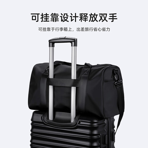 POLO旅行包男士手提包出差行李包袋运动健身包独立鞋仓单肩斜挎大容量