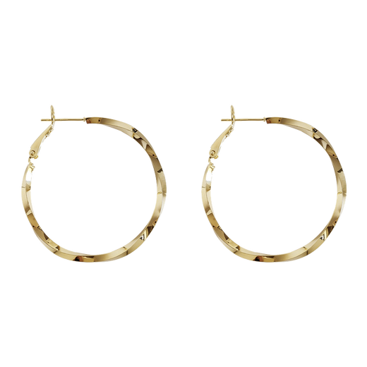 Idel Hong Kong Style Earrings Fashion Earrings Korean Temperament Internet Celebrity Circle Personality Simple Cold Style Women 2025 Fashion Earrings Golden Korean Style E0016