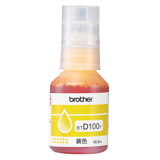 Brother (brother)BTD100Y ink bottle Yellow original genuine product can print about 5000* pages (suitable for 430W/435W/436W/T536DW/T730DW/T735DW/T835DW/T930DW)