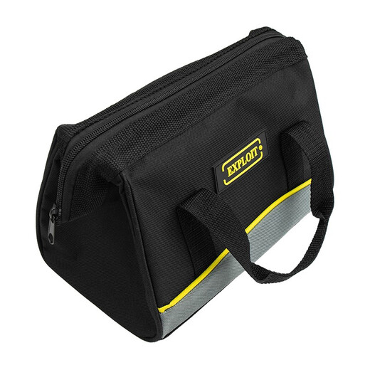 EXPLOIT tool bag canvas multi-functional large small one-shoulder double-layer canvas diagonal tool bag laptop electrician repair kit tool bag tool bag double-layer canvas simple 8 inches 100504