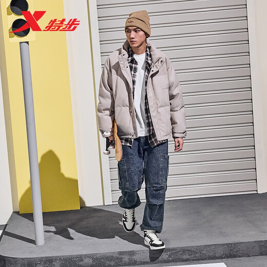 Xtep Men's Shoes Maxx-Lite Outdoor Sports Cotton Shoes Casual Shoes Plus Velvet Warm Winter Cotton Shoes