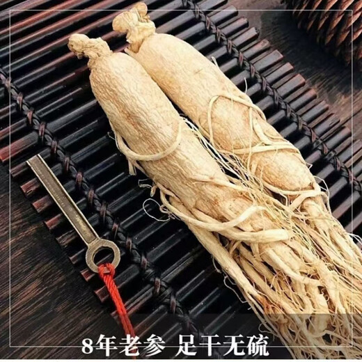 Kompendium des Cinnamomum Changbai Mountain getrockneter Ginseng White Ginseng 10-jährige Ginseng Prauning ausgewählte Wildginseng Nordost-Spezialitätengewinnung gewonnener Wein und Suppengarten Ginseng ausgewählt Changbai Mountain Wild Ginseng ausgewählt 10-jährige Ginseng [50 Gramm] etwa 5
