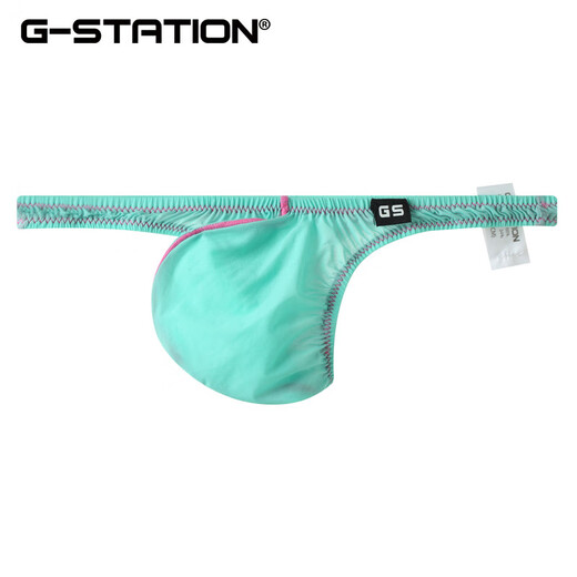 G-STATION轻薄丝滑DEWTY SKIN半透日系小款式男士丁字裤超紧身性感小内裤 棕色 (建议拍大1-2码) 1条 XXXL