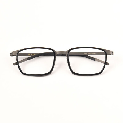 
Linde same 9711 pure titanium ultralight glasses for men's business fashion and casual can be equipped with anti-blue light and anti-fog myopia glasses, deep leopard print color, frame, 1.74 anti-blue light lens
