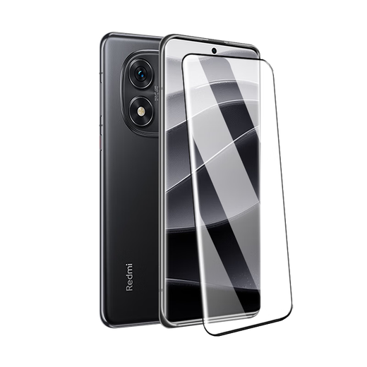 Smorss【2片装】适用红米note14pro/+钢化膜Redmi Note14pro+手机膜曲面全屏高清防摔防刮淡指纹保护