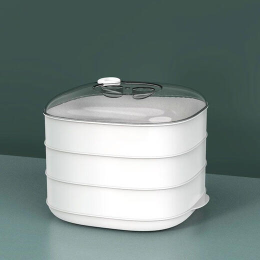 HH Galanz microwave steamer special heating steam box household steam box multi-functional food grade thickened steamer with cover two layers thick white