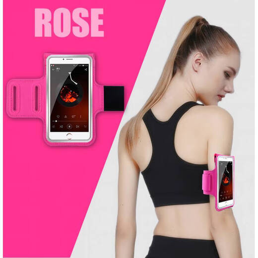 Honor waterproof mobile phone arm bag for men and women, universal outdoor running equipment mobile phone bag arm sleeve wrist bag, small, light and thin, classic black