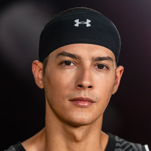 安德玛（Under Armour）运动发带男女吸汗头带止汗带跑步导汗带篮球防汗头巾戴束发带发箍