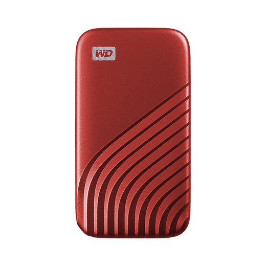 Western Digital (WD) NVME Mobile Solid State Drive (PSSD) Mon passeport SSD Type-C Interface 1050 Mo / s Star Fire Red- (vitesse de transmission 1050 Mo / s) 1 TB (standard officiel)