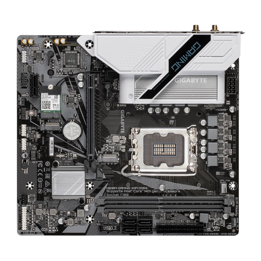 Gigabyte i3 13100F/14100F/12100F boxed H610/B760 motherboard CPU set Board u set H610M White Demon Eagle WiFi D4 i3 12100 4 cores 8 threads (with core graphics)