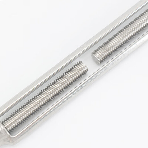 Jinguluo 304 stainless steel turnbuckle screws, wire rope tensioners, open body turnbuckles, M12 CC type load-bearing 500 kg