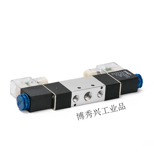 山头林村电磁阀气阀220v二位五通气动换向阀4v12006 4v22008 4 4V320-10  AC36V