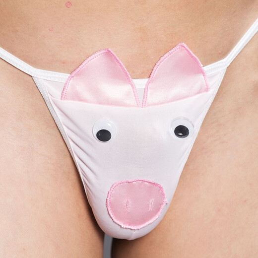 
Wen Shiou cartoon sexy underwear men's T-trousers role-playing passion free thong sm trousers sex use Feitian pig underwear