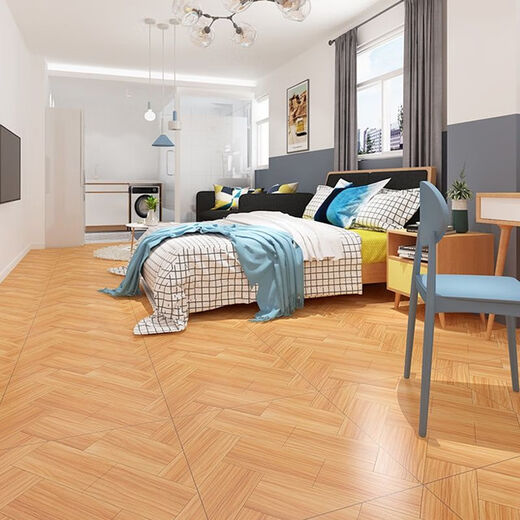 Ceramic tiles Antique tiles Wood grain tiles 600x600 Imitation solid wood fish bone pattern bedroom matte non-slip wear-resistant floor tiles 600 6630
