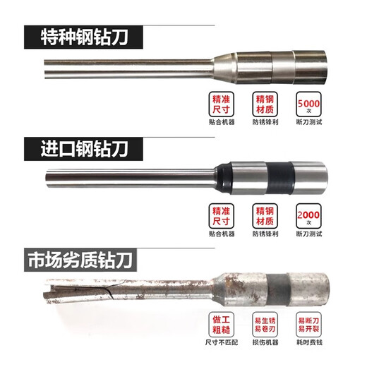 捷尔耐适用de力3846空心钻刀3888N/3839/33669S/3821凭证装订机打孔刀头 3846（特种钢钻刀）