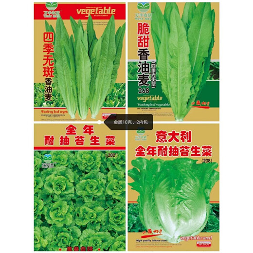 Various four-season balcony field potted vegetable seeds, leafy vegetables, mustard, cabbage, radish seeds, autumn and winter, pink (cherry cherry tomatoes), about 50 seeds
